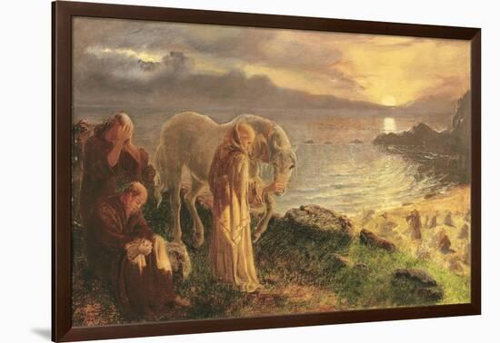 St Columba's Farewell to the White Horse, 1865-1868-Alice Boyd-Framed Giclee Print