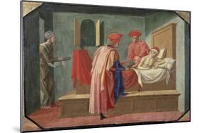 St. Cosmas and St. Damian Caring For a Patient, 15th century-Francesco Pesellino-Mounted Giclee Print