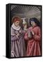 St. Cosmas and St. Damian, Patron Saints of Physicians and Apothecaries, Book of Hours-null-Framed Stretched Canvas