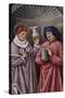 St. Cosmas and St. Damian, Patron Saints of Physicians and Apothecaries, Book of Hours-null-Stretched Canvas