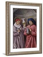 St. Cosmas and St. Damian, Patron Saints of Physicians and Apothecaries, Book of Hours-null-Framed Giclee Print