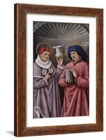 St. Cosmas and St. Damian, Patron Saints of Physicians and Apothecaries, Book of Hours-null-Framed Giclee Print