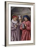 St. Cosmas and St. Damian, Patron Saints of Physicians and Apothecaries, Book of Hours-null-Framed Giclee Print