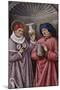 St. Cosmas and St. Damian, Patron Saints of Physicians and Apothecaries, Book of Hours-null-Mounted Giclee Print