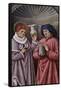 St. Cosmas and St. Damian, Patron Saints of Physicians and Apothecaries, Book of Hours-null-Framed Stretched Canvas