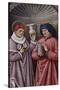 St. Cosmas and St. Damian, Patron Saints of Physicians and Apothecaries, Book of Hours-null-Stretched Canvas