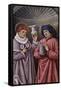 St. Cosmas and St. Damian, Patron Saints of Physicians and Apothecaries, Book of Hours-null-Framed Stretched Canvas