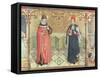 St. Cosmas and St. Damian-Jaume Huguet-Framed Stretched Canvas