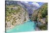 St. Croix Lake, Gorges du Verdon, Provence-Alpes-Cote d'Azur, Provence, France-Marco Simoni-Stretched Canvas