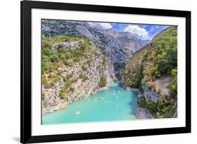 St. Croix Lake, Gorges du Verdon, Provence-Alpes-Cote d'Azur, Provence, France-Marco Simoni-Framed Photographic Print