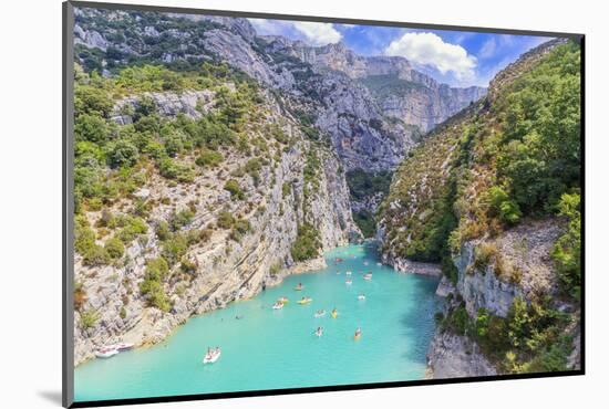 St. Croix Lake, Gorges du Verdon, Provence-Alpes-Cote d'Azur, Provence, France-Marco Simoni-Mounted Photographic Print