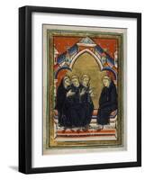 St. Cuthbert Elected Bishop-null-Framed Premium Giclee Print