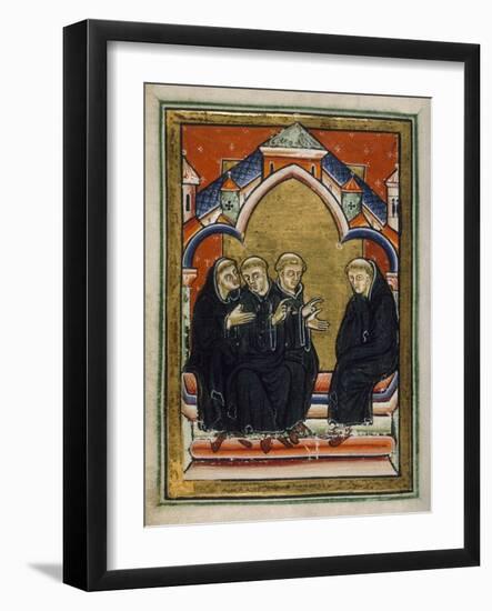 St. Cuthbert Elected Bishop-null-Framed Premium Giclee Print