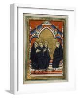 St. Cuthbert Elected Bishop-null-Framed Premium Giclee Print