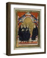 St. Cuthbert Elected Bishop-null-Framed Giclee Print