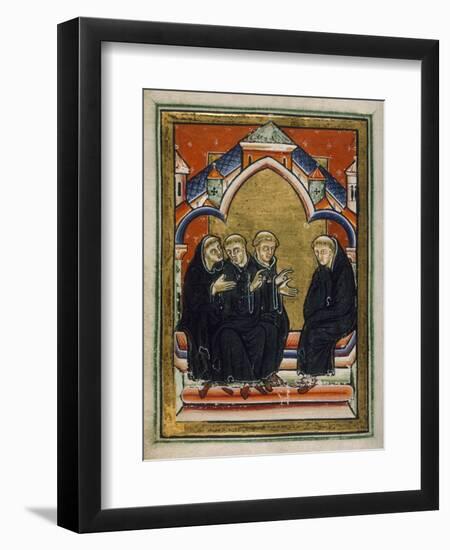 St. Cuthbert Elected Bishop-null-Framed Premium Giclee Print