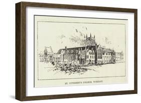 St Cuthbert's College, Workshop-null-Framed Giclee Print