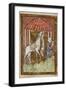 St. Cuthbert's Horse Pulls Down Bread and Meat-Bede-Framed Giclee Print