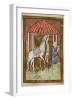 St. Cuthbert's Horse Pulls Down Bread and Meat-Bede-Framed Giclee Print