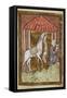 St. Cuthbert's Horse Pulls Down Bread and Meat-Bede-Framed Stretched Canvas