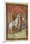 St. Cuthbert's Horse Pulls Down Bread and Meat-Bede-Framed Giclee Print