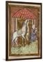 St. Cuthbert's Horse Pulls Down Bread and Meat-Bede-Framed Giclee Print