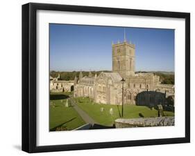 St. David's Cathedral, Dyfed, Wales, Uk-Rolf Richardson-Framed Photographic Print