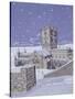 St. David's Cathedral in the Snow, 1996-Huw S. Parsons-Stretched Canvas