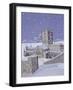 St. David's Cathedral in the Snow, 1996-Huw S. Parsons-Framed Giclee Print