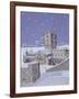 St. David's Cathedral in the Snow, 1996-Huw S. Parsons-Framed Giclee Print