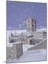 St. David's Cathedral in the Snow, 1996-Huw S. Parsons-Mounted Giclee Print