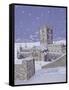 St. David's Cathedral in the Snow, 1996-Huw S. Parsons-Framed Stretched Canvas