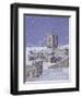 St. David's Cathedral in the Snow, 1996-Huw S. Parsons-Framed Giclee Print