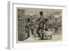 St David's Day, the Goat and the Drum-Major of the Royal Welsh (23Rd) Fusiliers-William III Bromley-Framed Giclee Print