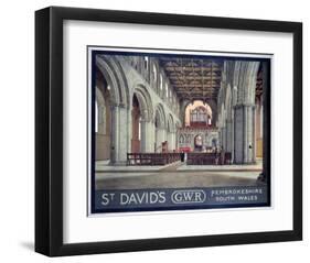 St. David's GWR Pembrokeshire South Wales-null-Framed Art Print