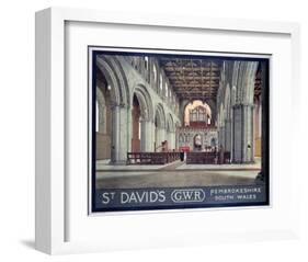 St. David's GWR Pembrokeshire South Wales-null-Framed Art Print