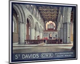 St. David's GWR Pembrokeshire South Wales-null-Mounted Art Print