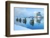 St. David's Hotel and Spa in snow, Cardiff, Bay, Wales, United Kingdom, Europe-Billy Stock-Framed Photographic Print