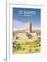 St Davids - Dave Thompson Contemporary Travel Print-Dave Thompson-Framed Giclee Print