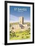 St Davids - Dave Thompson Contemporary Travel Print-Dave Thompson-Framed Giclee Print
