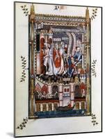 St Denis in Chains before Sisinnius, 1317-null-Mounted Giclee Print