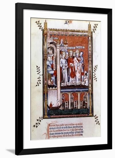 St Denis Is Shown the Martyrs, 1317-null-Framed Giclee Print