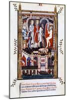 St Denis Is Thrown into the Furnace, 1317-null-Mounted Giclee Print