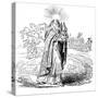 St Denis, Patron Saint of France, 1826-null-Stretched Canvas