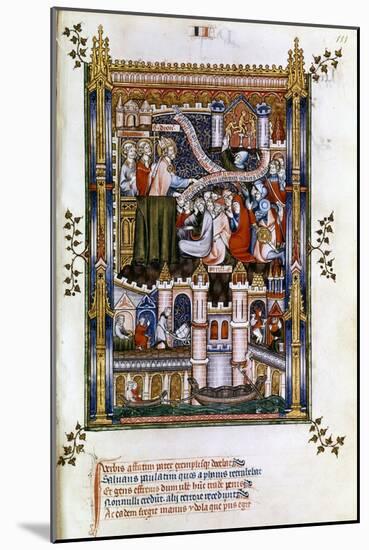 St Denis Preaching, 1317-null-Mounted Giclee Print