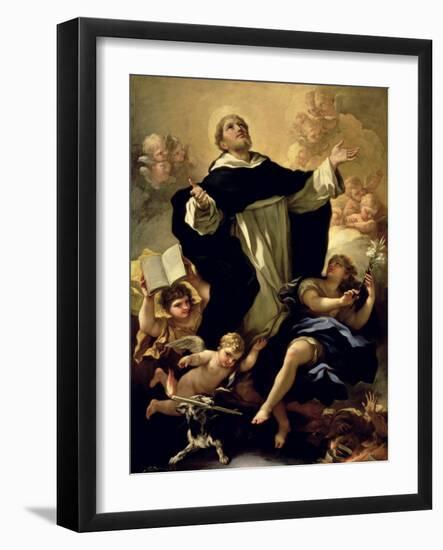 St. Dominic, 1170-1221-Luca Giordano-Framed Giclee Print