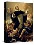 St. Dominic, 1170-1221-Luca Giordano-Stretched Canvas