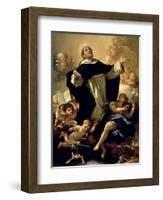 St. Dominic, 1170-1221-Luca Giordano-Framed Giclee Print