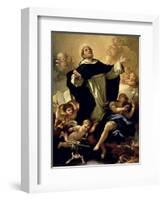 St. Dominic, 1170-1221-Luca Giordano-Framed Giclee Print