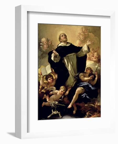 St. Dominic, 1170-1221-Luca Giordano-Framed Giclee Print